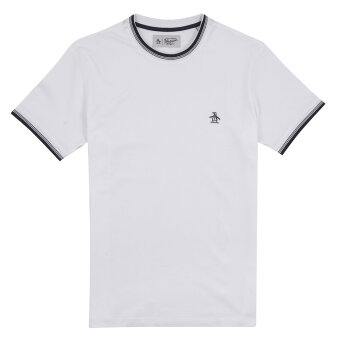 Original Penguin - Pete tipped ringer tee | T-shirt Hvid