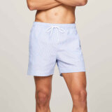 Tommy Hilfiger  - Tommy Hilfiger - Drawstring stripe swim shorts | Badeshorts Blå Strib