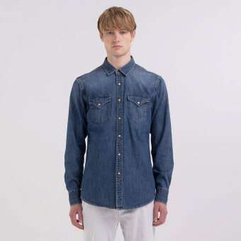 Replay  - Replay - Denim shirt | Cowboy Skjorte 