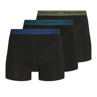 Bjørn Borg - Bjørn Borg - 3 pack tights | Sort
