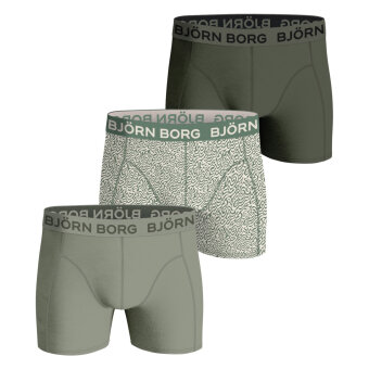 Bjørn Borg - Bjørn Borg - 3 pack tights | Grøn