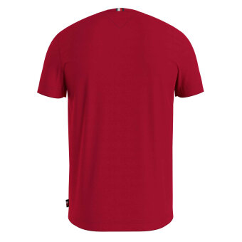 Tommy Hilfiger  - Tommy Hilfiger - Global stripe wreath tee | T-shirt Rød
