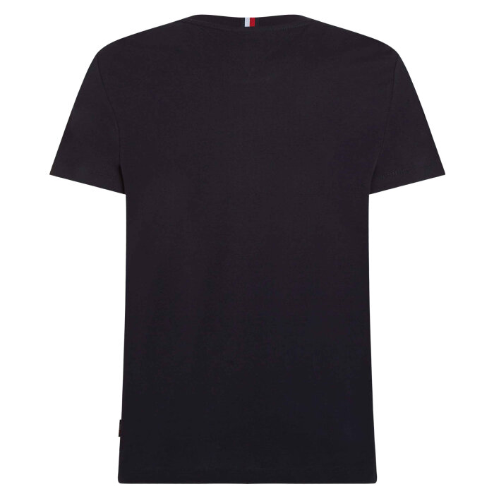 Tommy Hilfiger  - Tommy Hilfiger - Global stripe wreath tee | T-shirt Marineblå