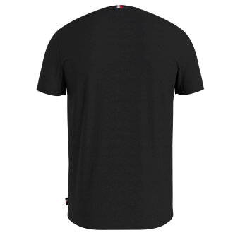 Tommy Hilfiger  - Tommy Hilfiger - Global stripe wreath tee | T-shirt Sort