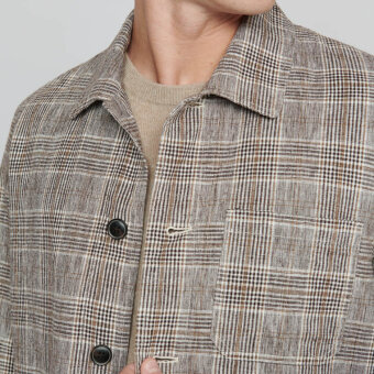 Matinique - Matinique - Wake | Overshirt Brun Tern