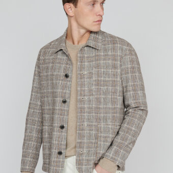 Matinique - Matinique - Wake | Overshirt Brun Tern