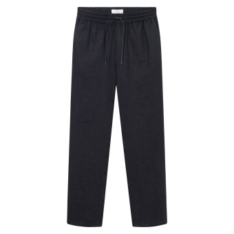 LES DEUX - Les Deux - Patrick linen pants | Hørbukser Dark Navy