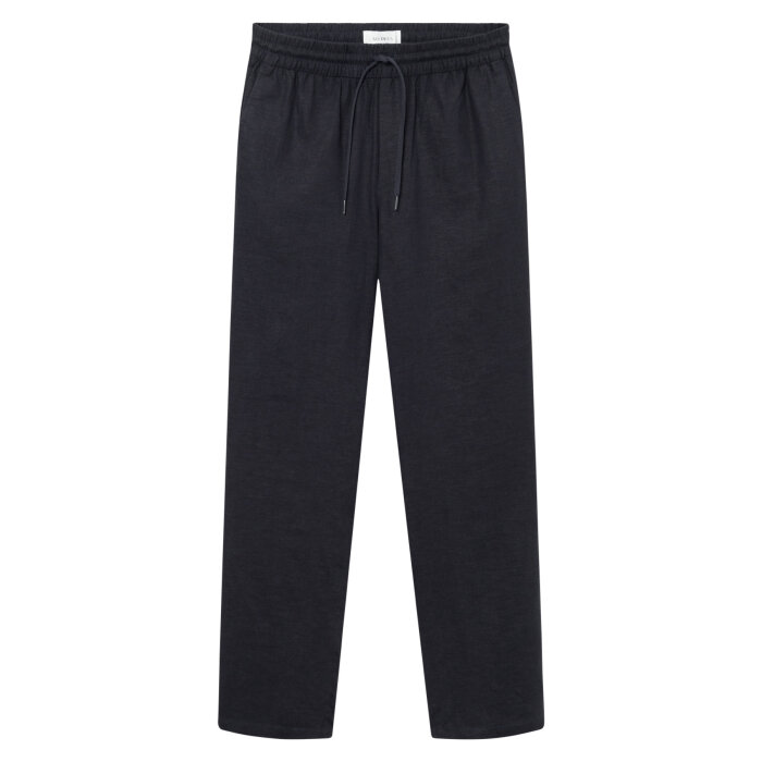 LES DEUX - Les Deux - Patrick linen pants | Hørbukser Dark Navy