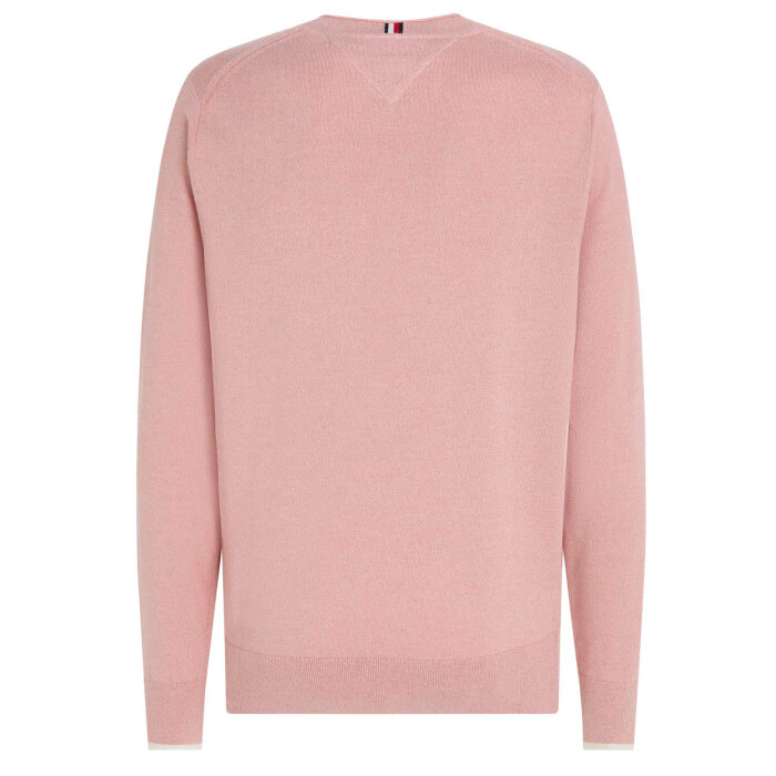 Tommy Hilfiger  - Tommy Hilfiger - Mouline organic crew neck | Strik Pudder Tommy Hilfiger  - Tommy Hilfiger - Mouline organic crew neck | Strik Pudder
