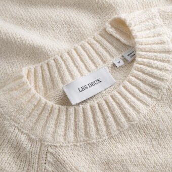 LES DEUX - Les Deux - Brad roundneck knit | Strik Ivory