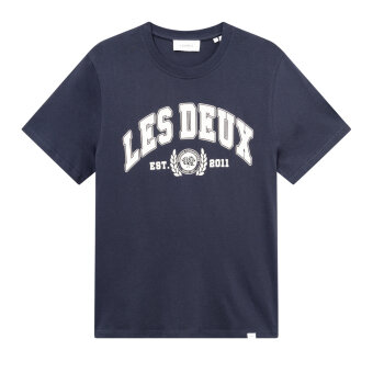 LES DEUX - Les Deux - University tee | T-shirt Dark Navy