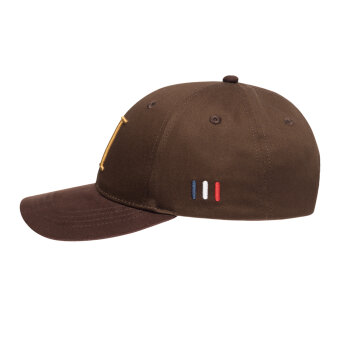 LES DEUX - Les Deux - Baseball cap suede | Kasket Coffee Brown