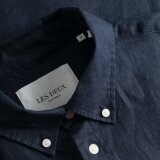 LES DEUX - Les Deux - Kristian linen shirt | Hørskjorte Dark Navy