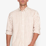 Signal - Signal - Gordon stripe shirt | Skjorte Orange