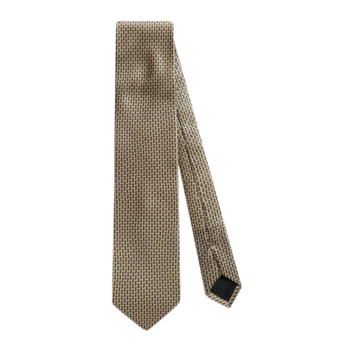 Oscar Jacobson - Oscar Jacobson - Silk tie | Slips Beige