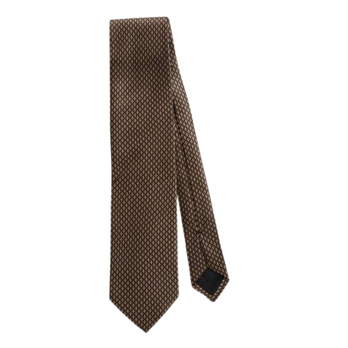 Oscar Jacobson - Oscar Jacobson - Silk tie | Slips Brun