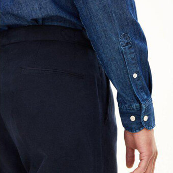 Oscar Jacobson - Oscar Jacobson - Indigo shirt | Skjorte Midnight Blue