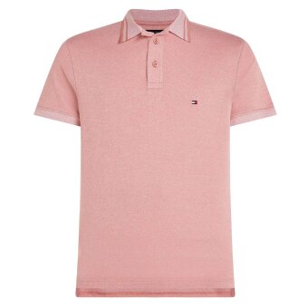 Tommy Hilfiger  - Tommy Hilfiger -  Pretwist mouline slim | Polo T-shirt Pudder