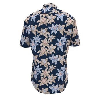 Tommy Hilfiger  - Tommy Hilfiger - Lily print shirt | K/Æ Skjorte Navy