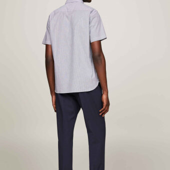 Tommy Hilfiger  - Tommy Hilfiger - Flex multi stripe shirt | K/Æ Skjorte Marineblå
