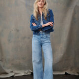 Pulz Jeans ( Dame )  - PULZ - PZJAY DEN JACKET | JAKKE MEDIUM BLUE