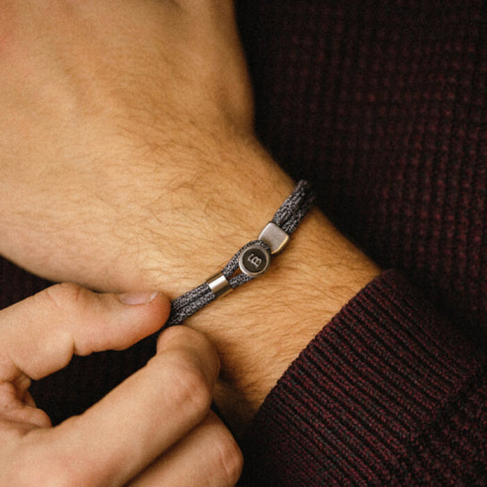 STEEL & BARNETT - Steel & Barnett - Riptide | Armbånd Antrasit