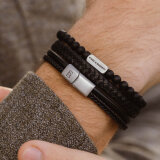 STEEL & BARNETT - Steel & Barnett - Denby | Armbånd Sort STEEL & BARNETT - Steel & Barnett - Denby | Armbånd Sort