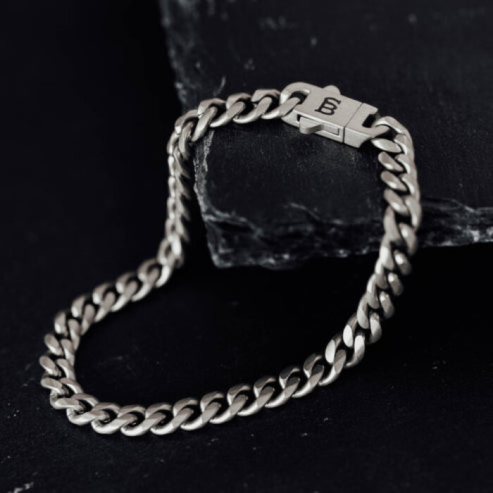 STEEL & BARNETT - Steel & Barnett - Svelte Stephen | Armbånd Matt Silver