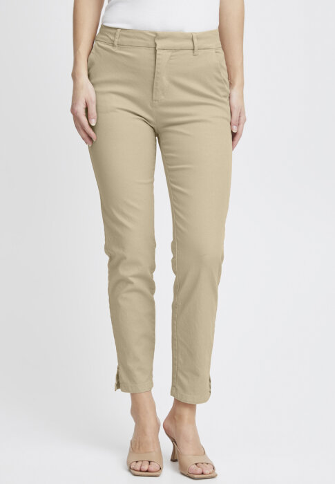 Pulz Jeans ( Dame )  - PULZ - PZCLARA PA | BUKSER WHITE PEPPER