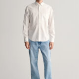 Gant - Gant - Archive oxford stripe | Skjorte Off White
