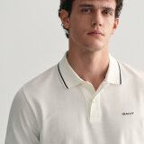 Gant - Gant - Tipping pique | Polo T-shirt Hvid