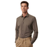 Xacus - Xacus - Active shirt ACT558ML | Tailored fit Skjorte Brun