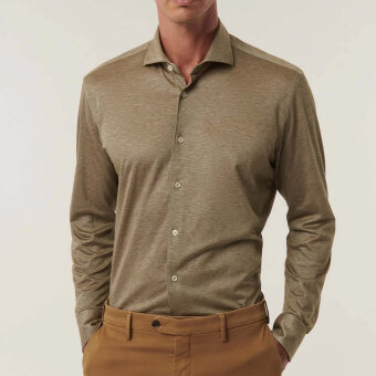 Xacus - Xacus - J748ML | Tailored fit Skjorte Grøn