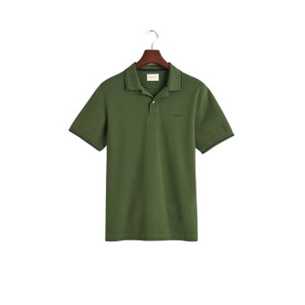 Gant - Gant - Tipping pique | Polo T-shirt Grøn