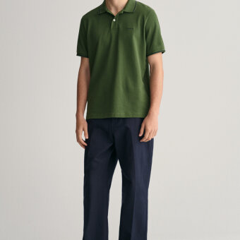 Gant - Gant - Tipping pique | Polo T-shirt Grøn