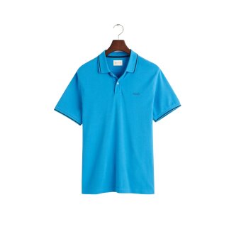Gant - Gant - Tipping pique | Polo T-shirt Turkis