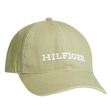 Tommy Hilfiger  - Tommy Hilfiger - TH monotype soft cap | Kasket Lys Olivengrøn