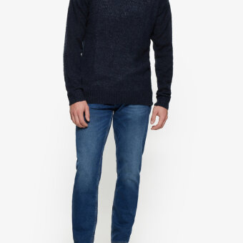Signal - Signal - Kresten boucle crew | Strik Marineblå