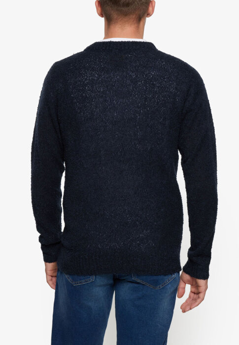 Signal - Signal - Kresten boucle crew | Strik Marineblå