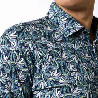 Desoto - Desoto - 73232 | K/Æ Skjorte Navy Bananas