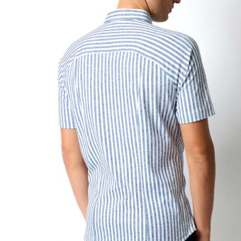 Desoto - Desoto - 72032 | K/Æ Skjorte Marine Stripes