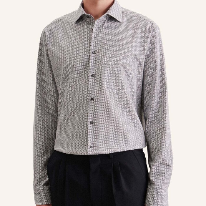 Seidensticker - Seidensticker - 143970 | Regular fit Skjorte Grå