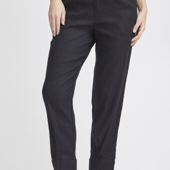 Pulz Jeans ( Dame )  - PULZ - PZLUCA HW PA | BUKSER  BLACK BEAUTY