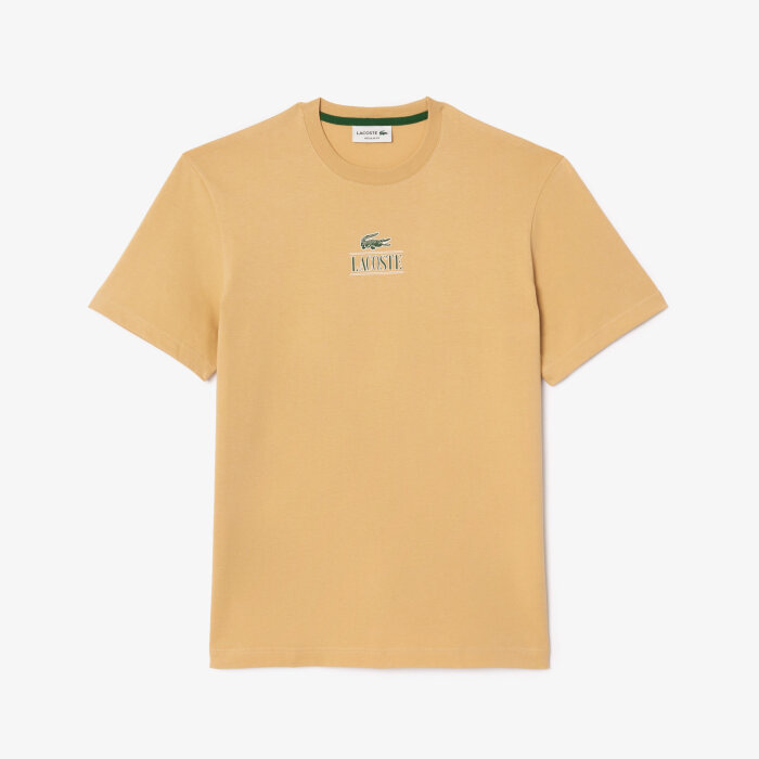 Lacoste - Lacoste - TH1147 | T-shirt Beige