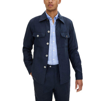Oscar Jacobson - Oscar Jacobson - Maverick jacket | Overshirt Navy