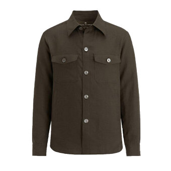 Oscar Jacobson - Oscar Jacobson - Maverick jacket | Overshirt Brown Elk