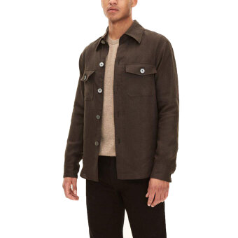 Oscar Jacobson - Oscar Jacobson - Maverick jacket | Overshirt Brown Elk