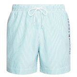 Tommy Hilfiger  - Tommy Hilfiger - Drawstring stripe swim shorts | Badeshorts Grøn Strib