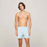 Tommy Hilfiger  - Tommy Hilfiger - Drawstring stripe swim shorts | Badeshorts Grøn Strib