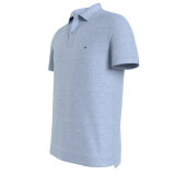 Tommy Hilfiger  - Tommy Hilfiger - Pretwist mouline slim | Polo T-shirt Blå